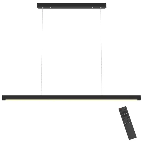 HOMCOM Lampă suspendată cu telecomandă și funcție memorare, dimmabilă cu temperaturi de culoare ajustabile | Aosom Romania