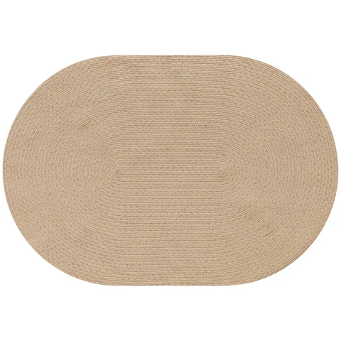 HOMCOM Covor pentru Living 170x120 cm Lavabil la Mașină Țesut Manual Stil Rustic Covoraș pentru Living Dormitor Bej | Aosom Romania