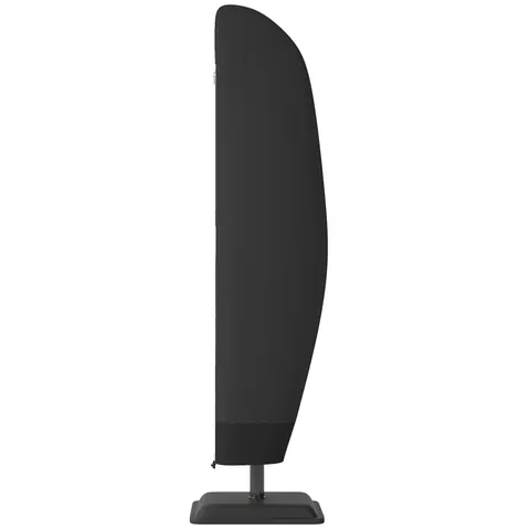 Outsunny Husă pentru Umbrelă 3x3 m Impermeabilă, Protecție cu Fermoar și Șnur, Negru | Aosom Romania