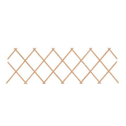 Outsunny Grilaj de grădină din lemn extensibil Suport pentru plante cățărătoare Trandafiri și viță-de-vie 180x60 cm Maro deschis | Aosom Romania