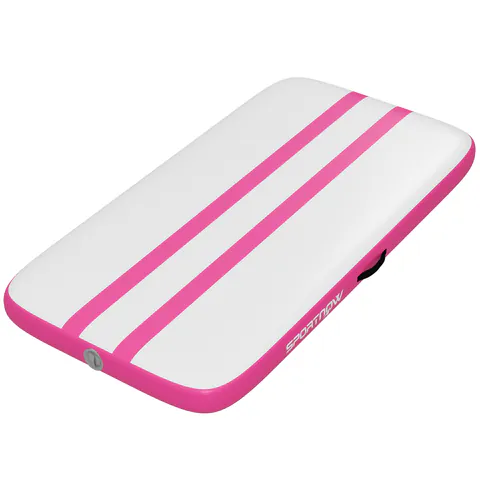 SPORTNOW Saltea Gonflabilă Gimnastică 205 cm cu Pompă Electrică și Husă de Transport | Aosom Romania