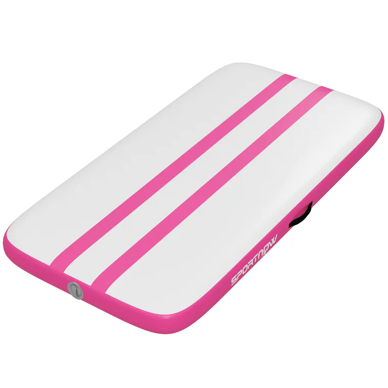 SPORTNOW Saltea Gonflabilă Gimnastică 205 cm cu Pompă Electrică și Husă de Transport | Aosom Romania