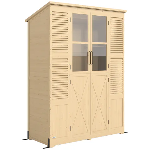 Outsunny magazie debara spațiu depozitare unelte dulap exterior | Aosom Romania