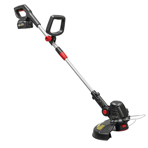 Outsunny Motocoasă pe baterie 18V cu 2 baterii 4.0Ah și încărcător Bară reglabilă Cap și mâner reglabile Argintiu | Aosom Romania