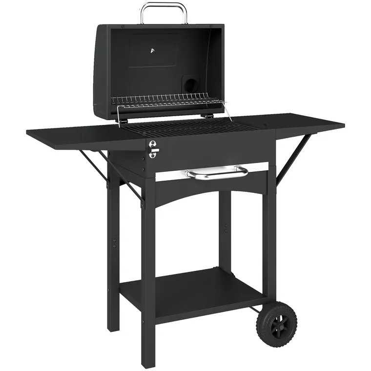 Outsunny Afumătoare pe cărbune pentru exterior | Aosom Romania