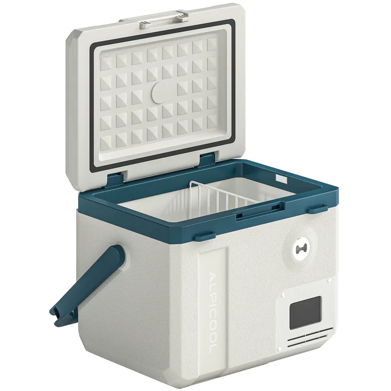 Outsunny Frigider Auto Compresor 19L, Control prin Aplicație Ideal pentru Camping | Aosom Romania