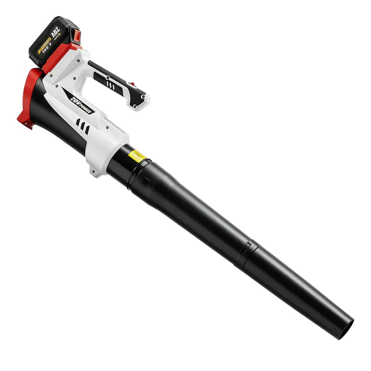 Outsunny Suflător cu Baterie 18V, Suflător de Frunze cu Baterie 4Ah, Motor Fără Perii 250W, 6 Niveluri de Viteză 149 km/h, Turbo Boost, Încărcător, Ușor, pentru Grădină, Frunze, Zăpadă, Praf | Aosom Romania