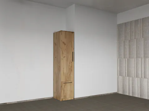 Dulap dormitor Stejar auriu 1U - Madrid