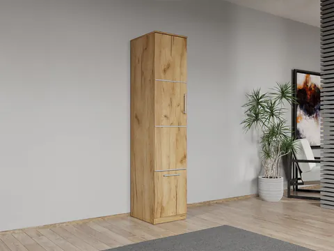 Dulap dormitor Stejar Auriu 1U - Acapulco