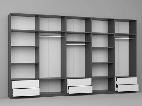 Dressing Dormitor Gri 411,8 cm - C22