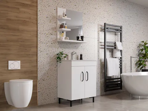 Set Masca Baie + Chiuveta 650 + Oglinda 650 Albio