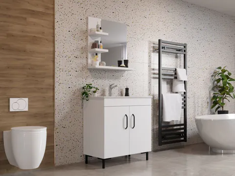 Set Masca Baie + Chiuveta 800 + Oglinda 650 Albio