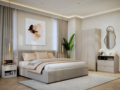 Set Mobila Dormitor Bej / Casmir Auris C02