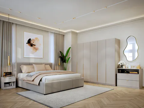 Set Mobila Dormitor Bej / Casmir Auris C20