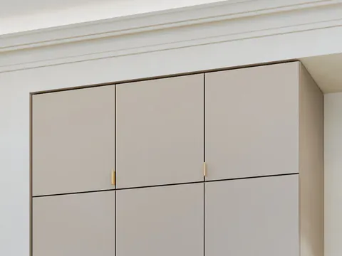 Dulap dormitor haine Bej/casmir suprapozabil 3U Auris