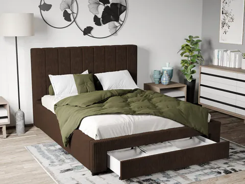 Pat Tapitat cu Sertar Maro - Poso 06 160x200