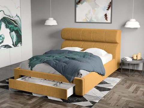 Pat Tapitat Galardo cu sertar Orange - Eden 11 160x200