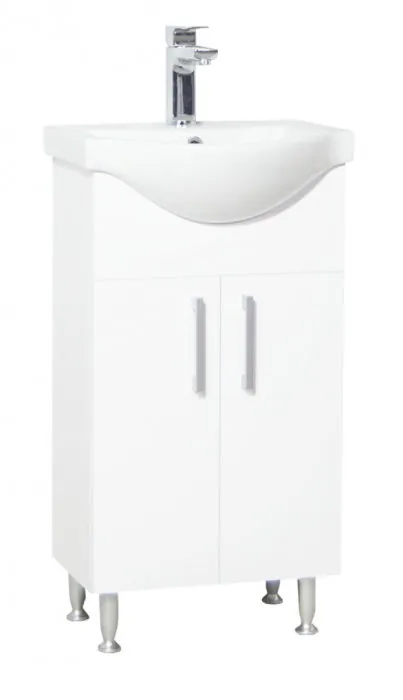 Set Baza si Lavoar seria 101, 45 cm, alb