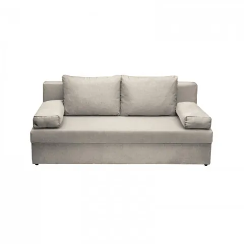 Canapea ANA extensibila, 3 locuri, cu lada depozitare, bej, 185x82x80 cm