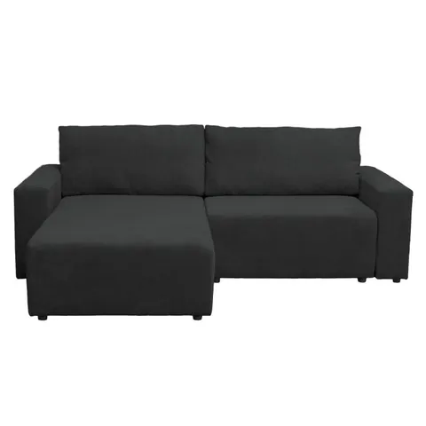 Coltar extensibil DALLAS ONE, cu lada depozitare, colt interschimbabil, antracit, 258x173x90 cm