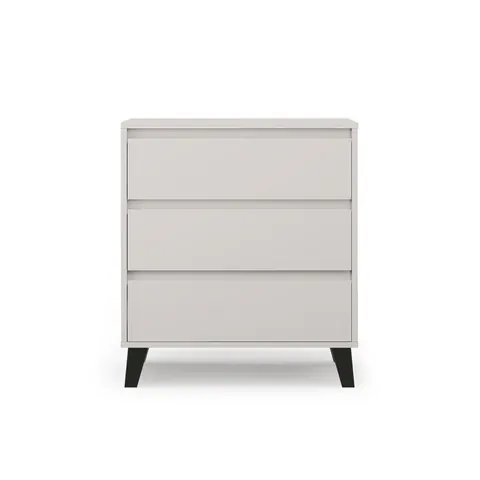 Comoda BORG, 3 sertare, casmir, 70x38,8x78,4 cm