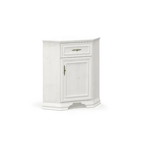 Comoda de colt IRYS, 1 usa, 1 sertar, pin anderson, 59x59x88,7 cm