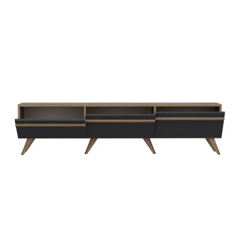 Comoda TV AMSTERDAM, antracit, 180x35x42 cm