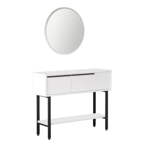 Masuta de toaleta ON12-W, alb, 100x29,5x76 cm