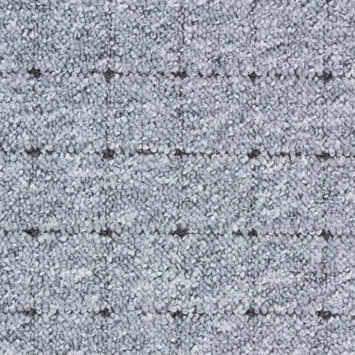 Mocheta SQUARE 73, latime rola 4 m, fir buclat, gri albastrui