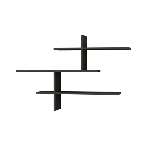 Raft suspendat LEO, antracit, 123x22x80,5 cm