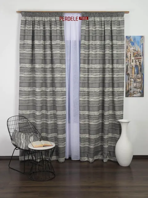 Draperie tafta gri degrade