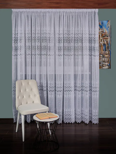 Perdea de Pascani,alb