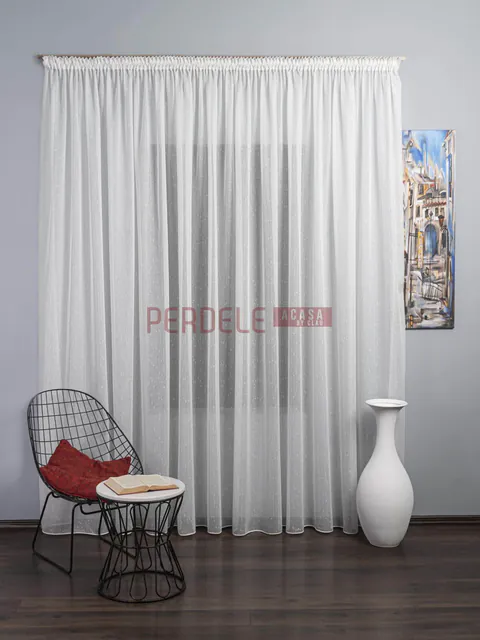 Perdea sable, ivoire