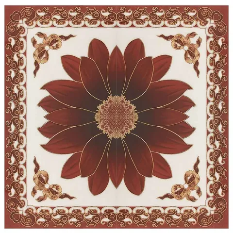 Gresie decorativa / covor ceramic Baroque 1212VB15 120X120 (4 placi 60X60) lucioasa