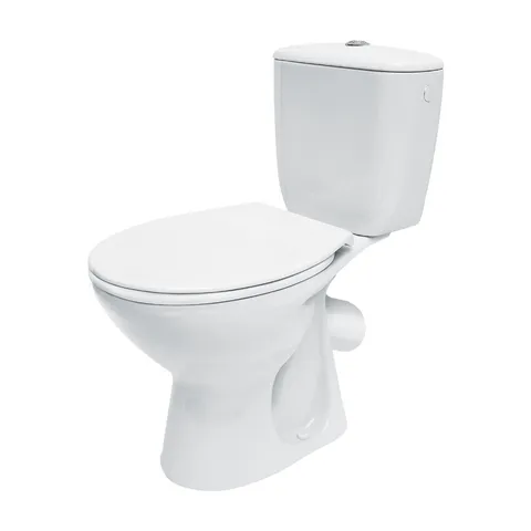 Set vas WC pe pardoseala cu rezervor Cersanit Compact President P010 + mecanism si capac poilietilena K08-028-EX3