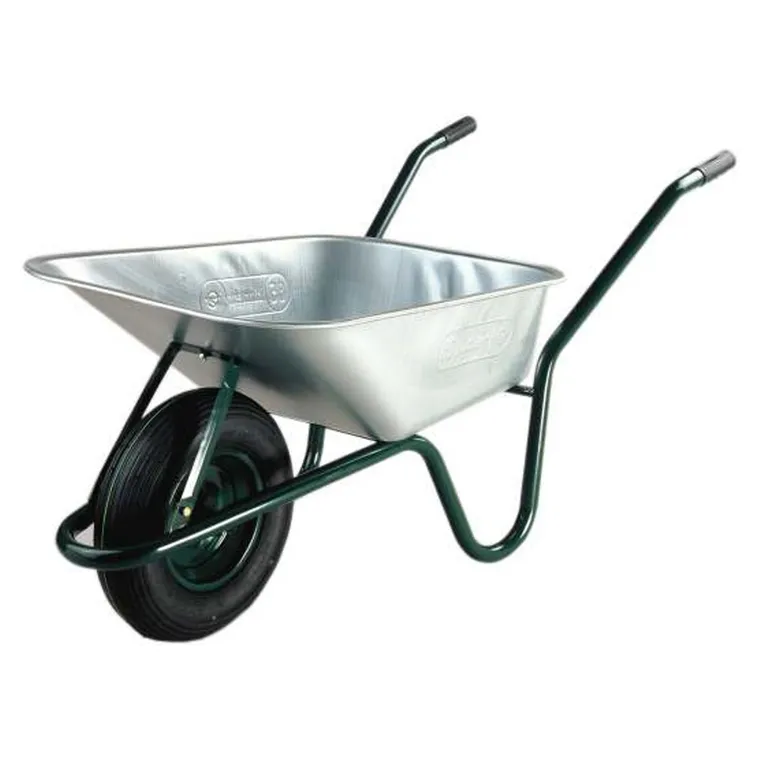 Roaba constructii cu roata pneumatica galvanizata Limex profi 100 L