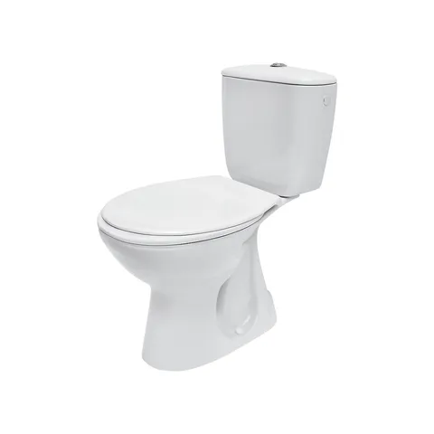 Set vas WC pe pardoseala cu rezervor Cersanit President P020 + mecanism si capac duroplast K08-039
