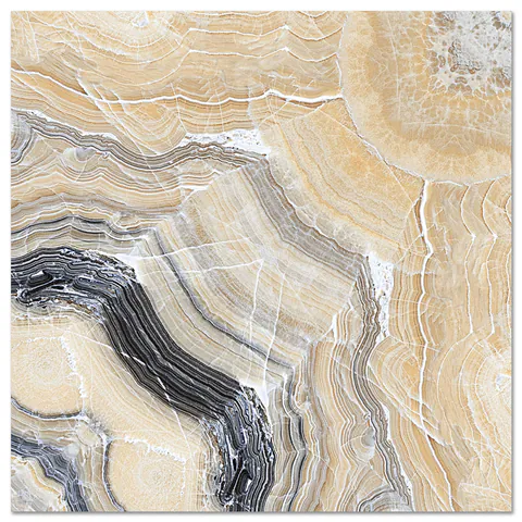 Gresie exterior / interior portelanata Rich Beige Bookmatch 60 x 60 cm lucioasa rectificata