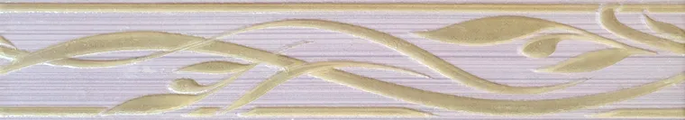 Brau decorativ faianta baie / bucatarie Sorely Lila 7 x 40