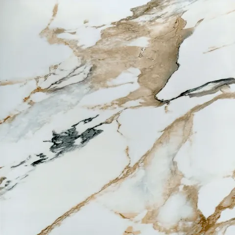 Gresie interior Sparta Beige 61 x 61 cm lucioasa tip marmura