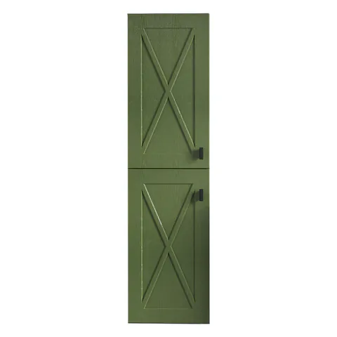 Dulap baie suspendat Bari 30x130 cm verde