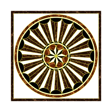 Gresie decorativa / covor ceramic Baroque 7035 120X120 (4 placi 60X60) lucioasa