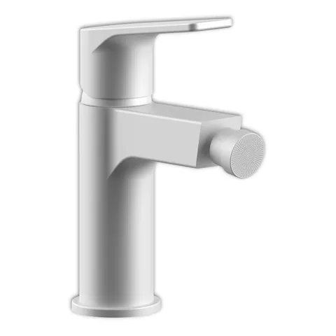 Baterie bideu alba Celesta Aria monocomanda finisaj mat