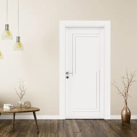 Usa de interior din MDF lacuit Premia 1036 model L 015 alba 2010/800 mm