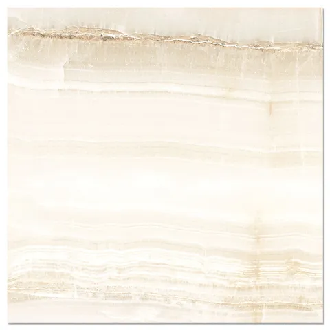 Gresie exterior / interior portelanata Mercan Beige 48 x 48 cm lucioasa tip marmura