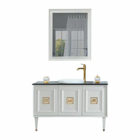 Set mobilier baie Arma 3 piese alb 120 cm