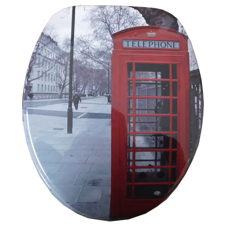 Capac WC Decor London 3 fete model 3D MDF (C12)