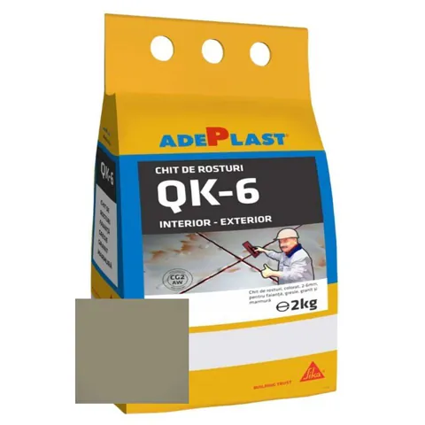 Chit de rosturi gresie si faianta Adeplast Quarz gri petrol 2 Kg