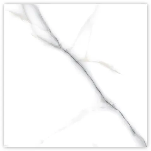 Gresie exterior / interior portelanata Vatican Statuario 60 x 60 cm lucioasa rectificata tip marmura