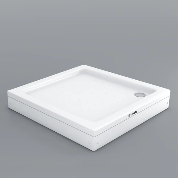 Cadita de dus patrata Celesta acril 90 x 90 x 15 cm